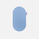 Mini tapis de sol pad de confort de la marque hercule studio modèle galé couleur blue jean packshot déplié