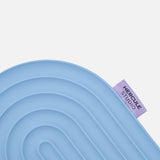 Mini tapis de sol pad de confort de la marque hercule studio modèle galé couleur blue jean packshot zoomé