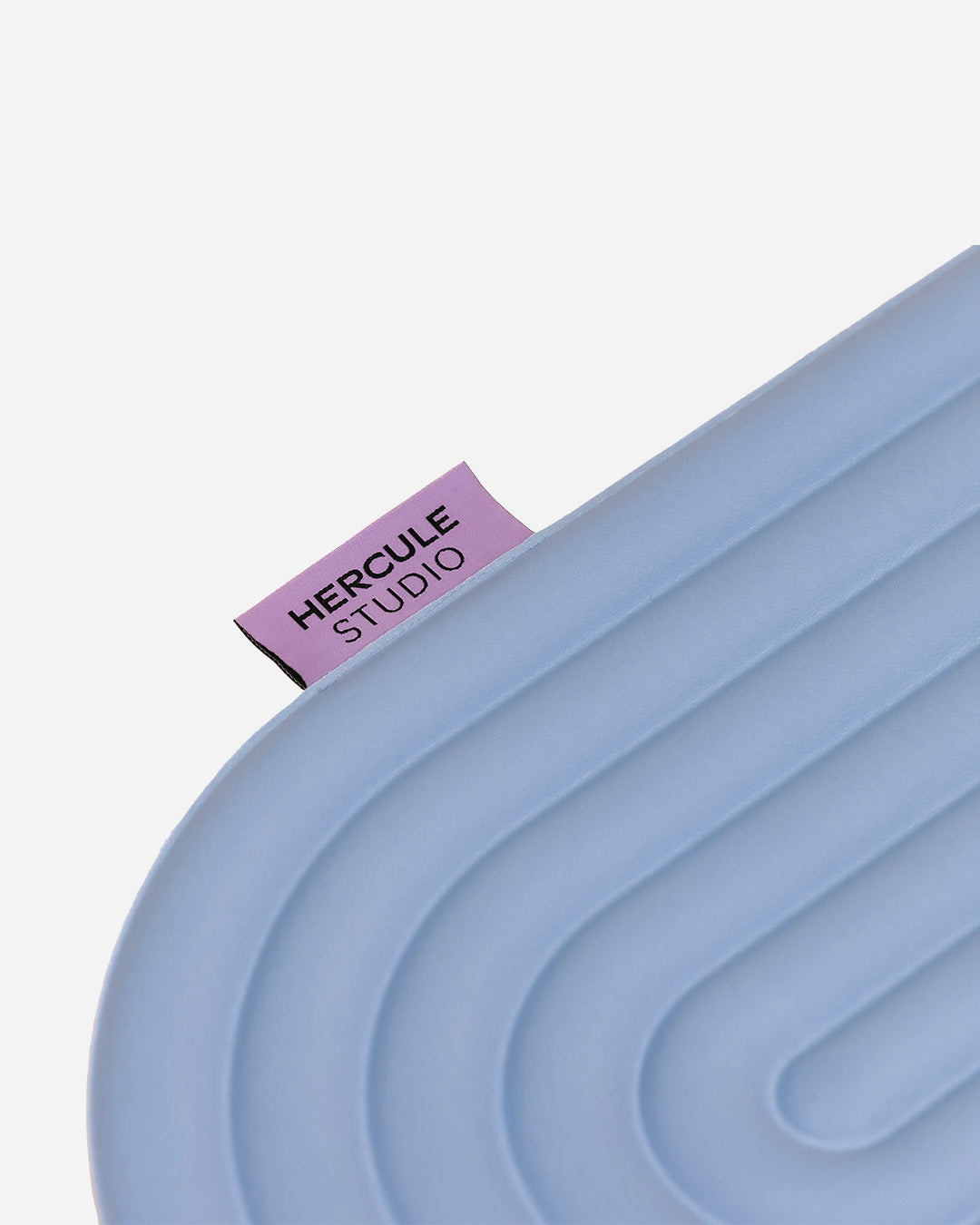 Mini tapis de sol pad de confort de la marque hercule studio modèle galé couleur blue jean packshot zoomé