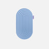 Mini tapis de sol pad de confort de la marque hercule studio modèle galé couleur blue jean packshot déplié