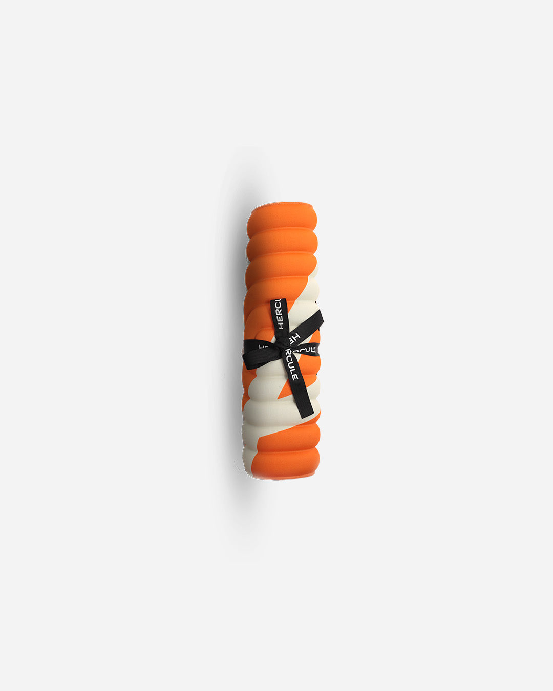 Mini tapis de sol pad de confort de la marque hercule studio modèle galé couleur axel bari orange pop packshot roulé