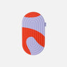 Mini comfort pad floor mat brand hercule studio model galé printed axel color Red-orange packshot unfolded