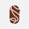 Mini comfort pad floor mat by hercule studio model galé printed bari color choco packshot unfolded