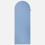 Tapis de sol pour le fitness le yoga et le pilates de la marque hercule studio modèle archy couleur blue jean packshot déplié
