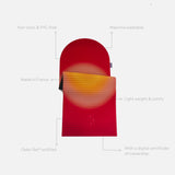 Tapis de sol pour le fitness le yoga et le pilates de la marque hercule studio modèle archy couleur summer packshot semi déplié avec éléments de réassurance