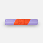 Tapis de sol pour le fitness le yoga et le pilates de la marque hercule studio modèle archy couleur imprimé axel rouge orangé packshot du tapis roulé