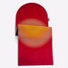 Floor mat for fitness, yoga and pilates by hercule studio and uchronia model archy summer packshot print semi unfolded