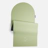Fitness, yoga and pilates floor mat by hercule studio archy Pistachio packshot semi unfolded