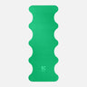 Tapis de sol pour le yoga de la marque hercule studio modèle mar couleur golf green packshot déplié