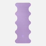 Tapis de sol pour le yoga de la marque hercule studio modèle mar couleur lavande packshot déplié