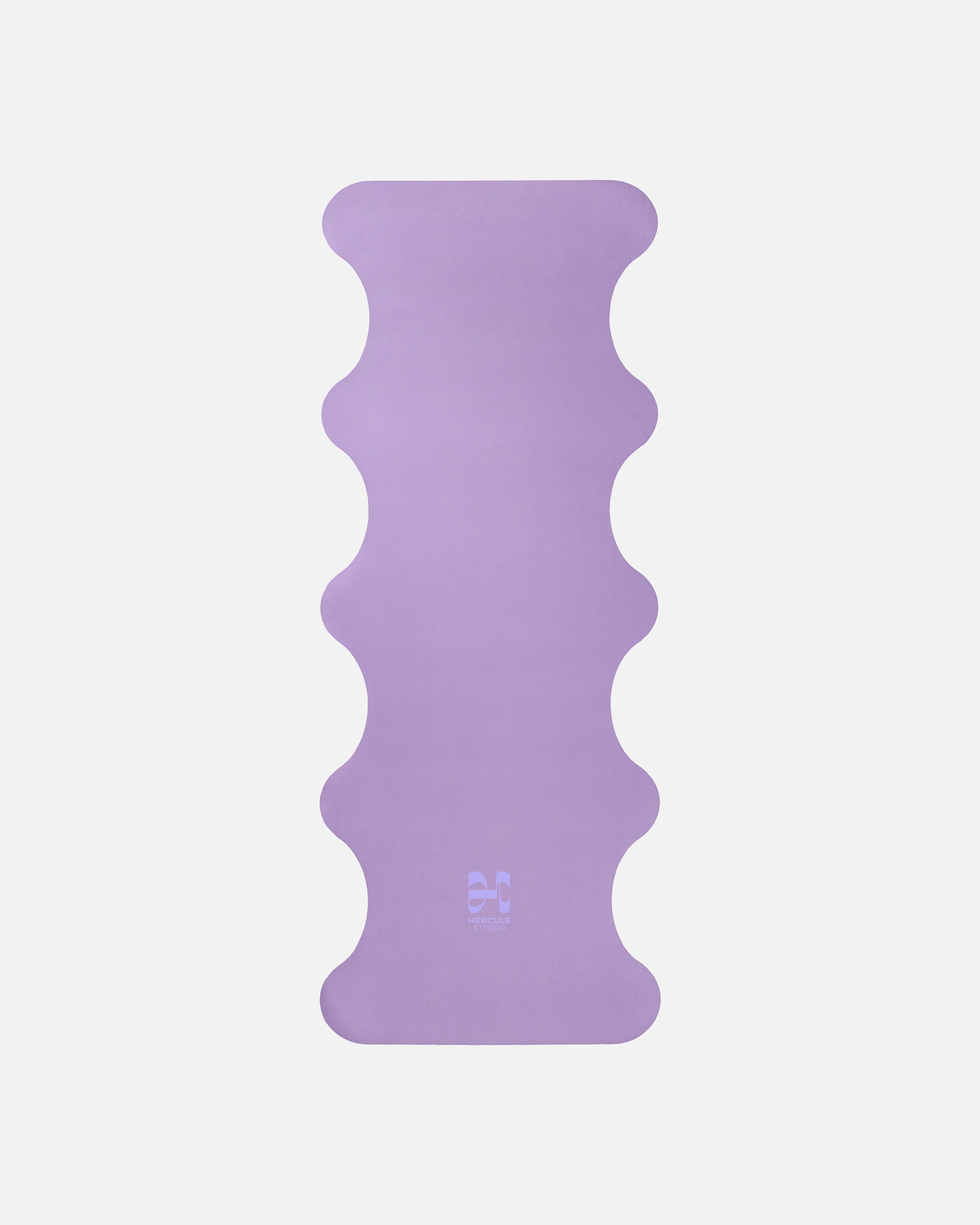Tapis de sol pour le yoga de la marque hercule studio modèle mar couleur lavande packshot déplié