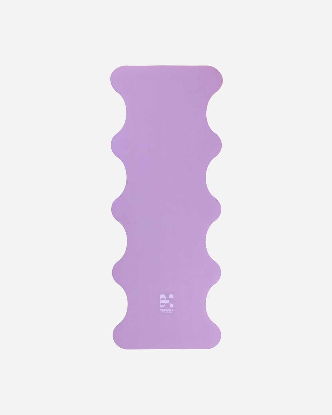Tapis de sol pour le yoga de la marque hercule studio modèle mar couleur lavande packshot déplié