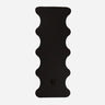 mat flooring for yoga brand hercule studio model mar color Midnight Black packshot unfolded