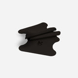 Tapis de sol pour le yoga de la marque hercule studio modèle mar couleur outrenoir packshot semi déplié