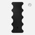 Hercule Studio Midnight Black yoga mat unrolled, natural rubber PVC-free, strong grip for vinyasa and hatha sessions
