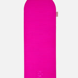Hercule Studio x From Future Candy Pink Limited Edition Fitness Mat, 100% fuchsia pink cashmere fitness mat, innovative and premium design for Pilates, gym workouts, and stretching, unfolded view